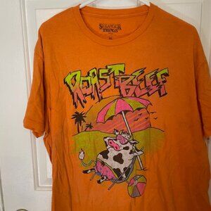 Funko Pop! Stranger Things DUSTIN Tee T-Shirt Roast Beef (netflix) Size XL